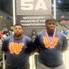Submitted | The Wayne County News
Kam Porter (left) finished fourth in the 5A State Powerlifting Meet
while Keshawn Pough (right) finished as the state runner-up in his
weight class.